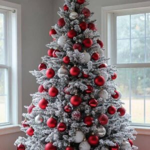 snow vinyl christmas tree sizes available at 6ft,7ft,8ft,10ft,12ft,15ft,20ft we costumize sizes